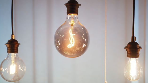bombillas encendidas