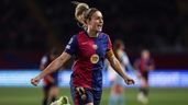 Alexia Putellas celebrando un gol del Barcelona