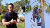 Patricio Pou, dueño de una empresa de jardinería