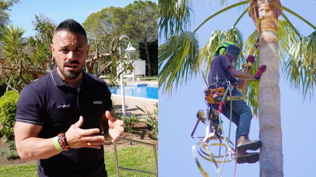 Patricio Pou, dueño de una empresa de jardinería