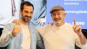 Karlos Arguiñano junto a su hijo joseba