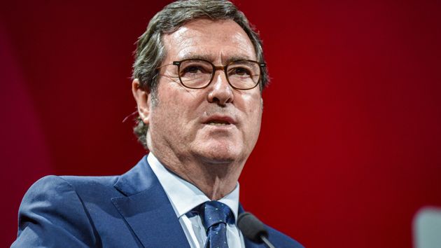 El presidente de la CEOE, Antonio Garamendi.