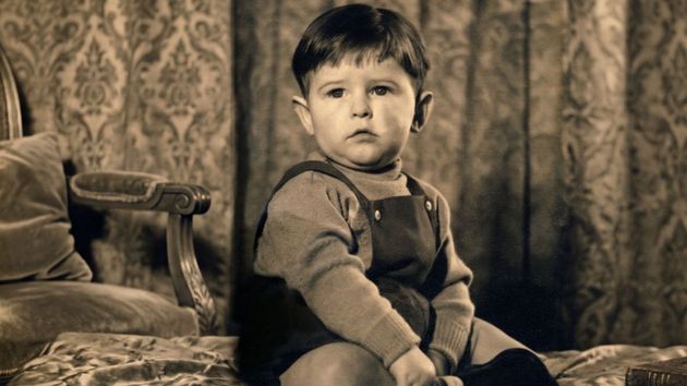 Una foto de un niño tomada en 1955