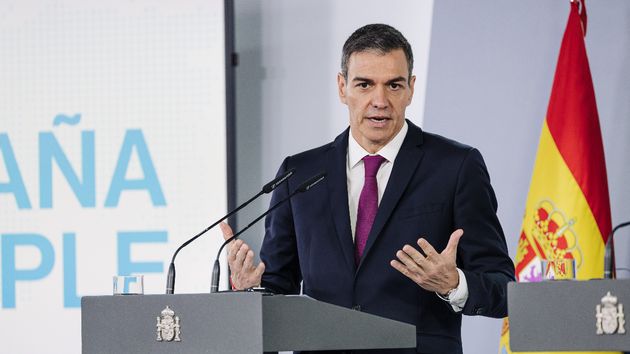 El presidente del Gobierno, Pedro Sánchez