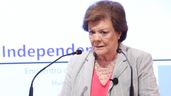 Enriqueta Chicano, presidenta del Tribunal de Cuentas.