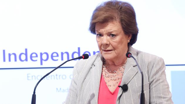 Enriqueta Chicano, presidenta del Tribunal de Cuentas.