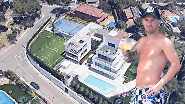 la mansion de messi