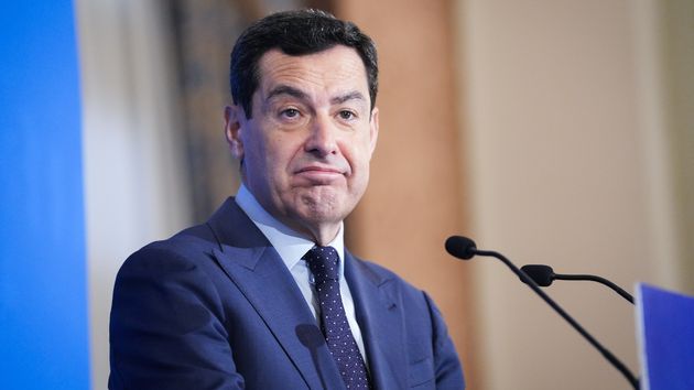 El presidente de la Junta de Andalucía en funciones, Juanma Moreno