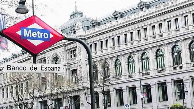Parada de metro en el Banco de España