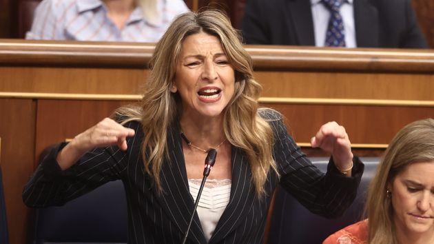 La ministra de Trabajo y Economía Social durante una intervención en el Congreso