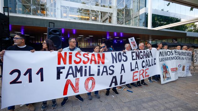Manifestación empleados Nissan