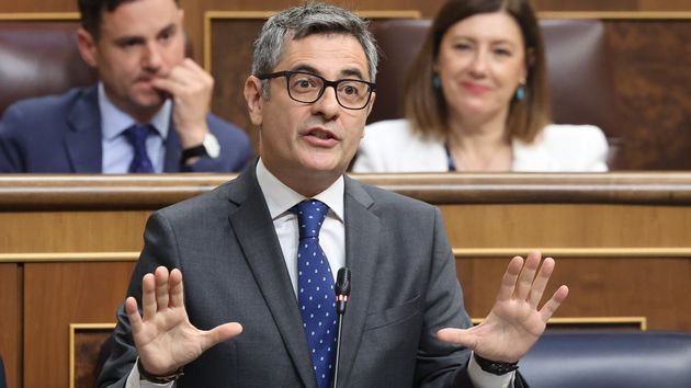 El ministro de Justicia, Felix Bolaños, en el Congreso