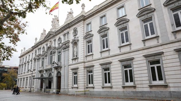 Fachada del edificio del Tribunal Supremo