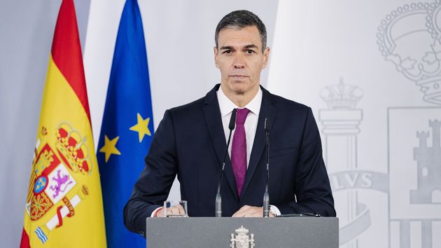 El presidente del Gobierno, Pedro Sánchez