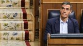 El presidente del Gobierno, Pedro Sánchez, durante la sesión de control al Gobierno