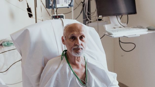 Paciente en un hospital