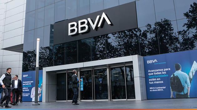 Una sucursal de BBVA.