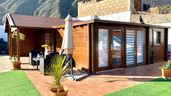 Exterior de la casa prefabricada