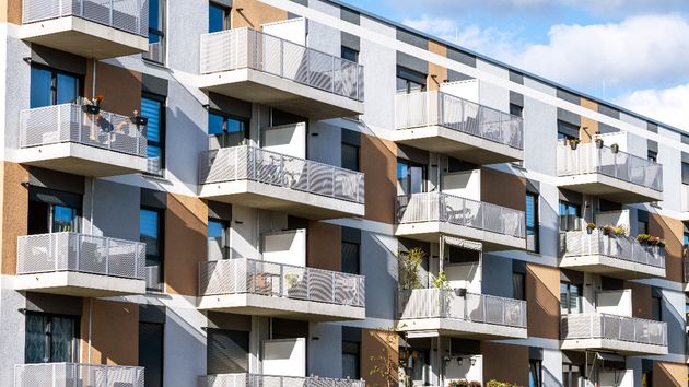un bloque de edificios