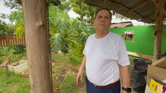 el jubilado en su finca