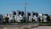 Trabajos de construcción en una zona de Madrid