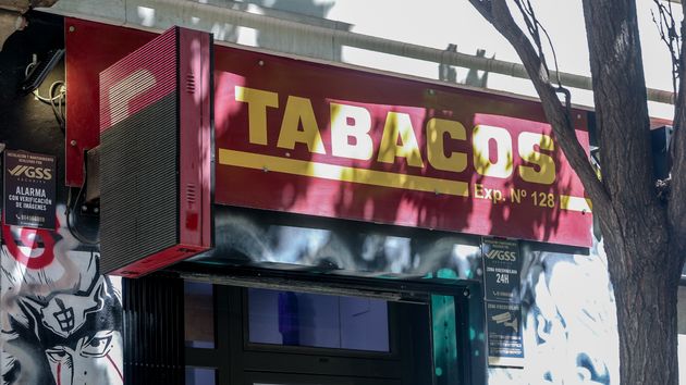 Fachada de un estanco