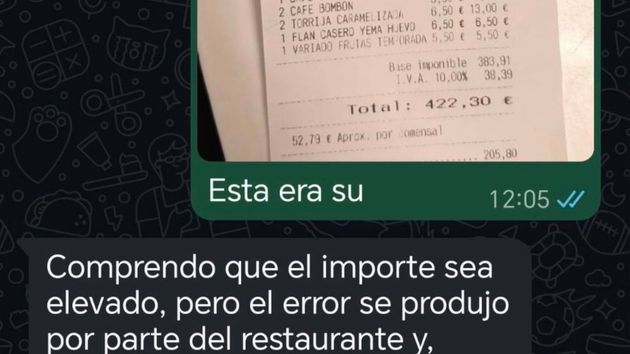 whatsapp restaurante cliente