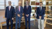 Los asistentes al acuerdo