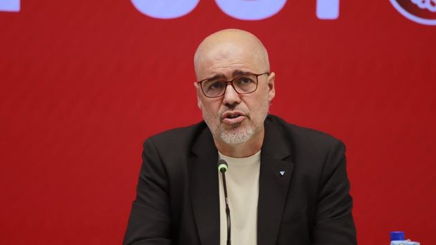 El secretario general de CCOO, Unai Sordo