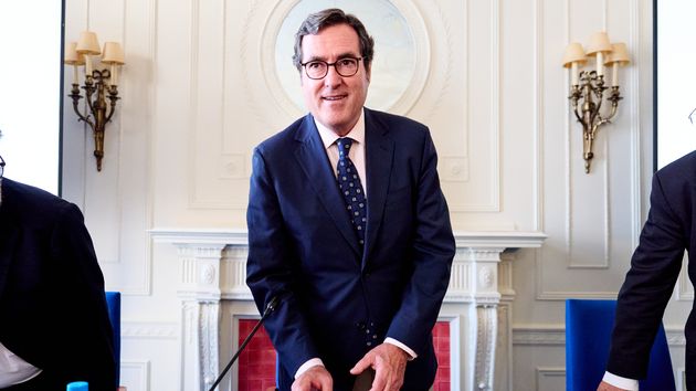El presidente de la CEOE, Antonio Garamendi
