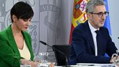 La ministra de Vivienda, Isabel Rodríguez y el ministro de Hacienda, Arcadi España 
