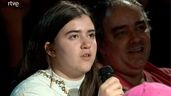 Sara, durante el programa.