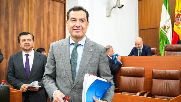 El presidente de la Junta de Andalucía Juanma Moreno
