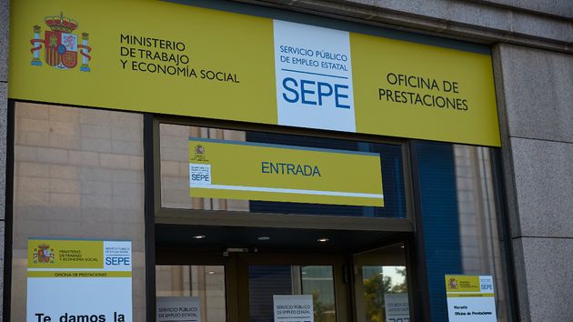 Una oficina de prestaciones del SEPE