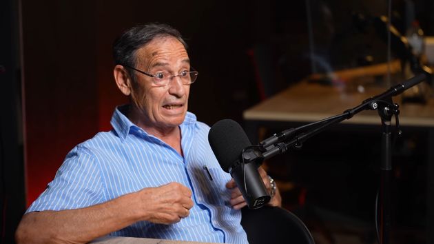 Rafa durante la entrevista