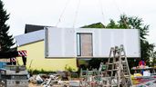 Instalación de una casa prefabricada