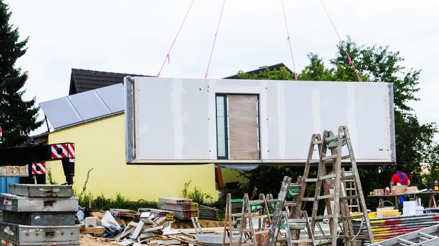 Instalación de una casa prefabricada