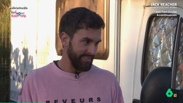 Antonio durante la entrevista