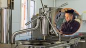 el churrero y la máquina de hacer churros