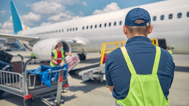 Trabajadores aeropuerto