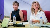 María José Landaburu y Yolanda Díaz