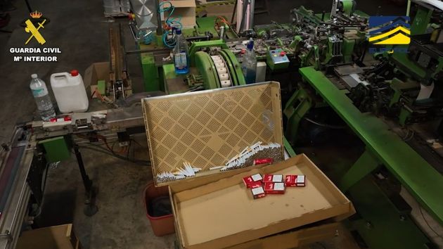 Imágenes del tabaco intervenido