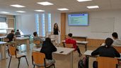 Profesora en un curso del SEF