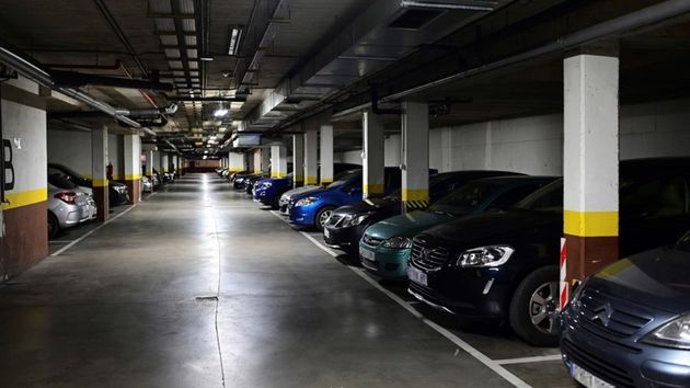 Un parking subterráneo 