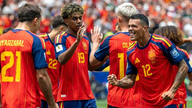 Jugadores de la selección española de futbol