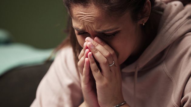 Mujer llorando