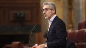 El ministro de Hacienda, Arcadi España, en el Congreso