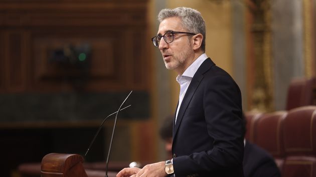 El ministro de Hacienda, Arcadi España, en el Congreso