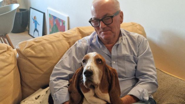 El jefe con su perro 