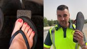 chanclas y Guardia Civil